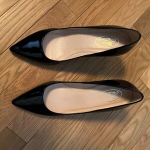 Elegant Black Patent Leather Pump Heels